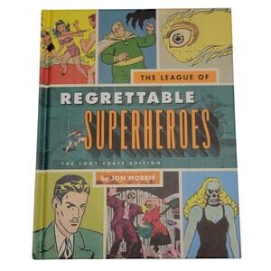 League of Regrettable Superheroes Book Loot Crate Jon Morris 2015 Geekcore Retro